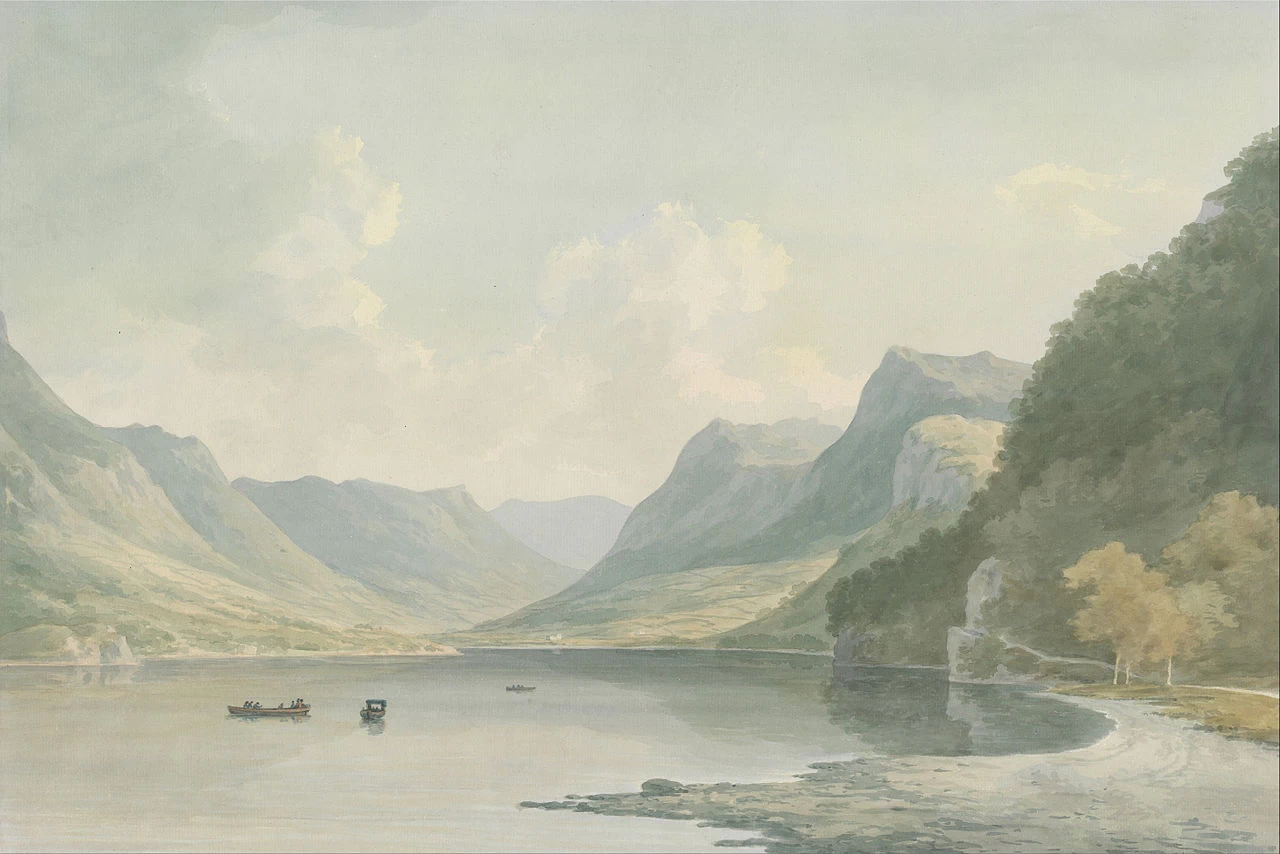 Ullswater, guardando verso Patterdale - Yale Center, New Haven